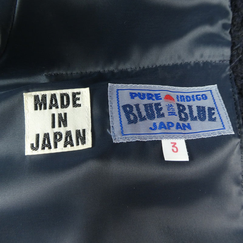 【中古】BLUE BLUE | ブルーブルー ダッフルコート ネイビー