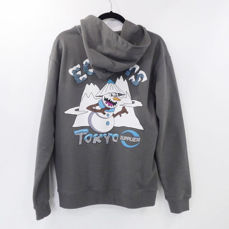 【中古】SUPPLIER | サプライヤー Snow Man Hoodie パーカー グレー サイズ:M
