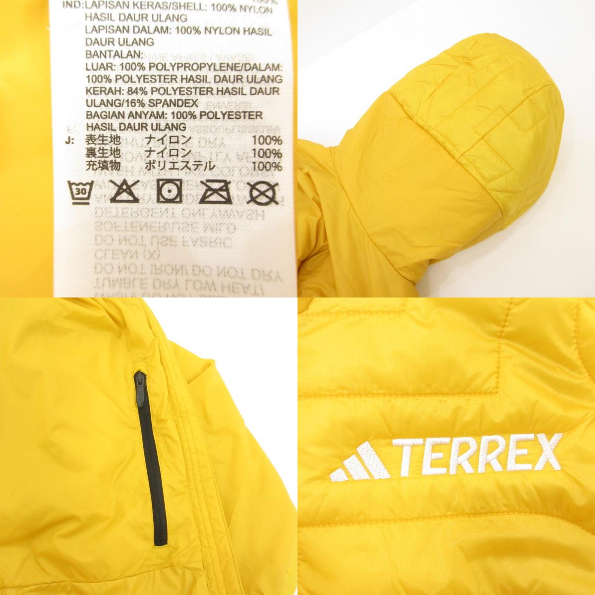 【中古】adidas | アディダス XPERIOR 中綿ジャケット IB1094 2023A/W イエロー サイズ:M