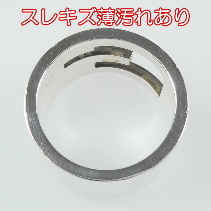【中古】GUCCI | グッチ カットアウトGワイド リング・指輪