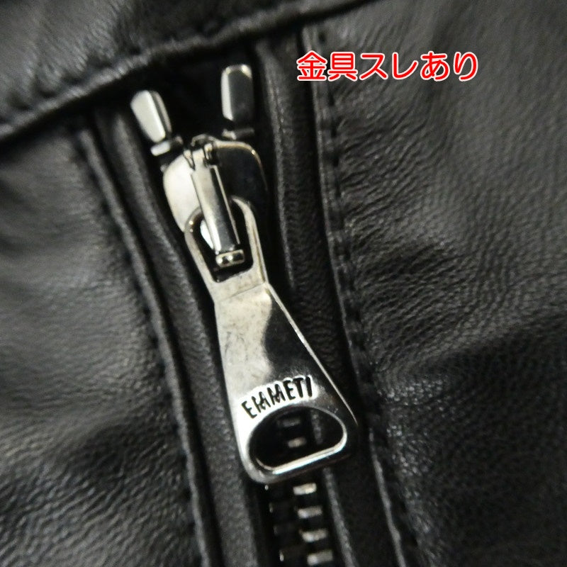 【中古】EMMETI | エンメティ JURI レザー GIAPPONE-078 ブラック サイズ:42