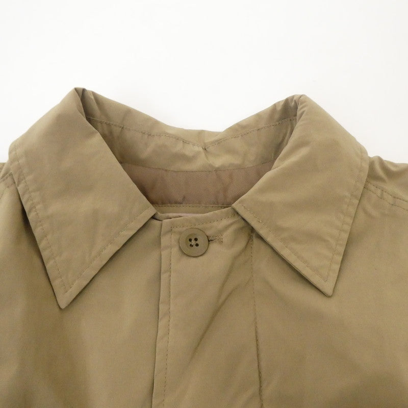 【中古】BEAMS | ビームス 小松マテーレアライドダウンコート ダウンジャケット 51-19-0306-147 ベージュ サイズ:S