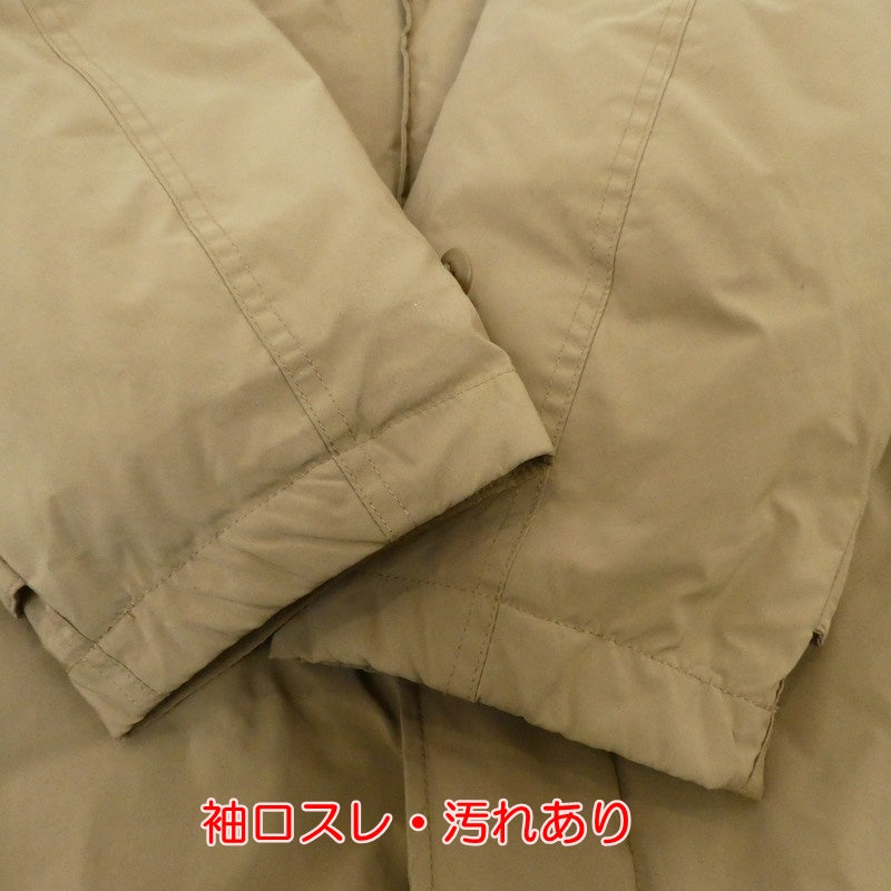 【中古】BEAMS | ビームス 小松マテーレアライドダウンコート ダウンジャケット 51-19-0306-147 ベージュ サイズ:S