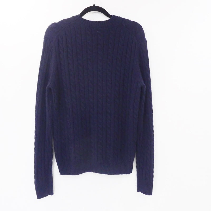 【中古】MAISON KITSUNE | メゾンキツネ ニット JM00535KT1070 ネイビー