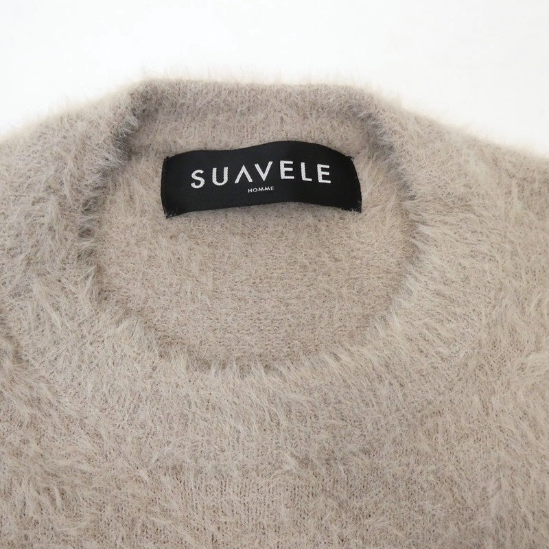 【中古】 SHAGGY CREW NECK KNIT ニット SV-0062 ベージュ サイズ:L