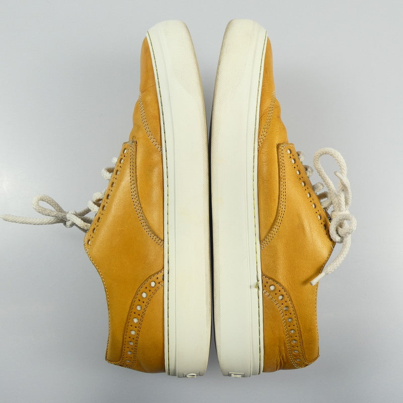 【中古】JIMMY CHOO | ジミーチュウ BRIAN スニーカー サイズ:EU42(26.5cm程度) キャメル