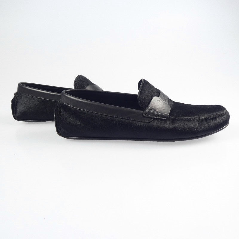 【中古】HERMES | エルメス ローファー ブラック 26.5cm