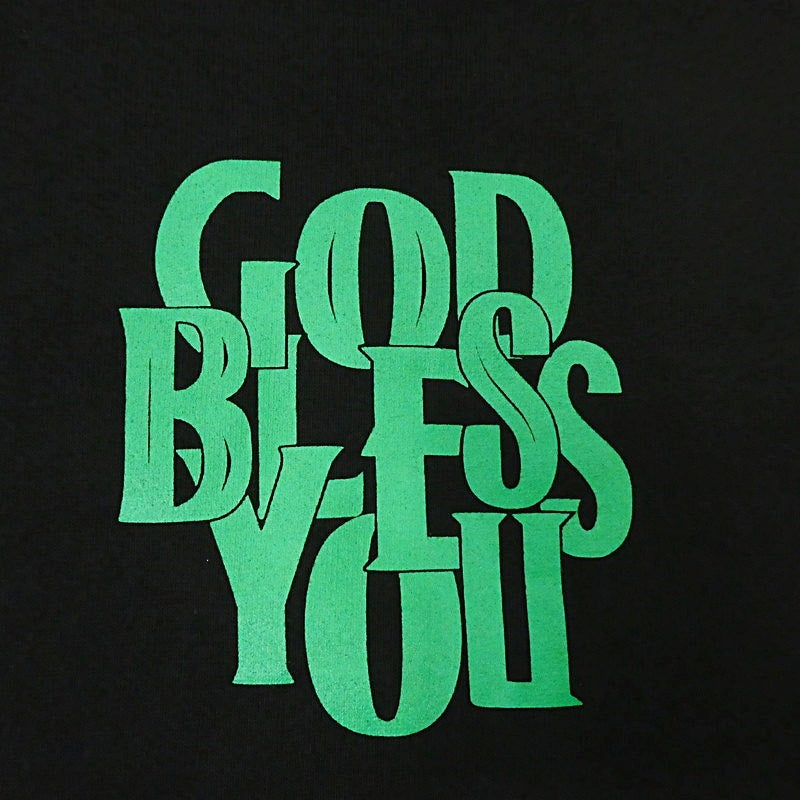 【中古】EXAMPLE | イグザンプル GOD BLESS YOU CREWNECK スウェット ブラック サイズ:XXL