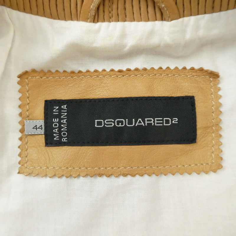 【中古】DSQUARED2 | ディースクエアード レザー S71AM0363 ブラウン サイズ:44