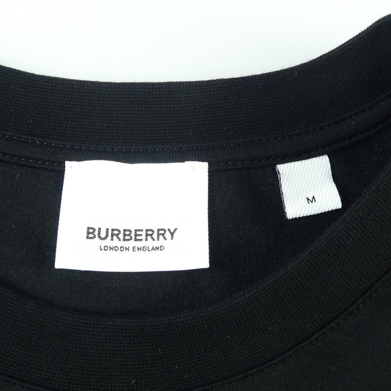 【中古】BURBERRY London England | バーバリーロンドンイングランド ?MONTAGE PRINT COTTON OVERSIZED T-shirt 半袖Tシャツ 8040679 ブラック サイズ:M