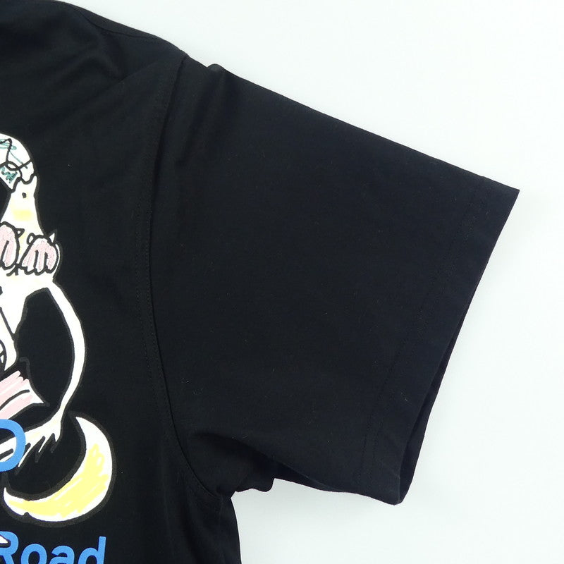 【中古】BURBERRY London England | バーバリーロンドンイングランド ?MONTAGE PRINT COTTON OVERSIZED T-shirt 半袖Tシャツ 8040679 ブラック サイズ:M