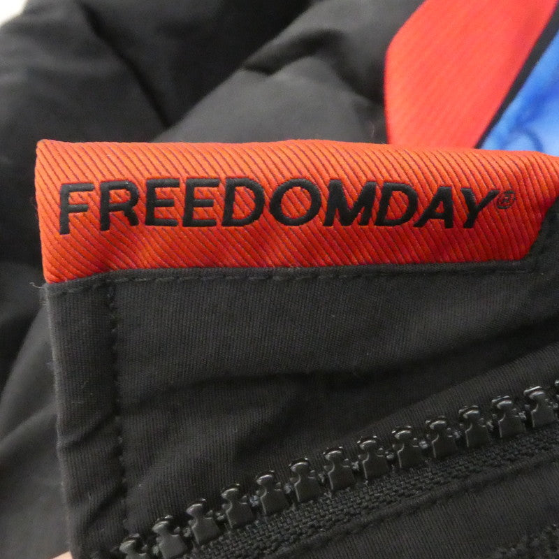 【中古】FREEDOMDAY | フリーダムデイ NEW CAMPIGLIO ダウンジャケット IFRM6145S600 RD ブラック サイズ:XS