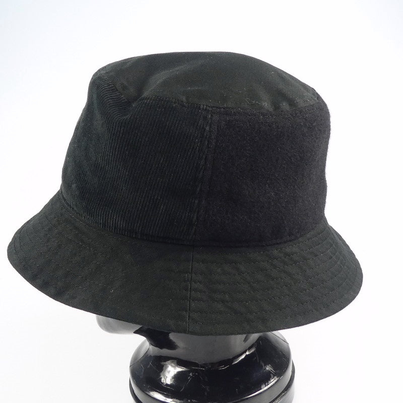 【中古】Paul Smith | ポール・スミス コーデュロイカラーブロッキング ハット 220304 960bv ブラック