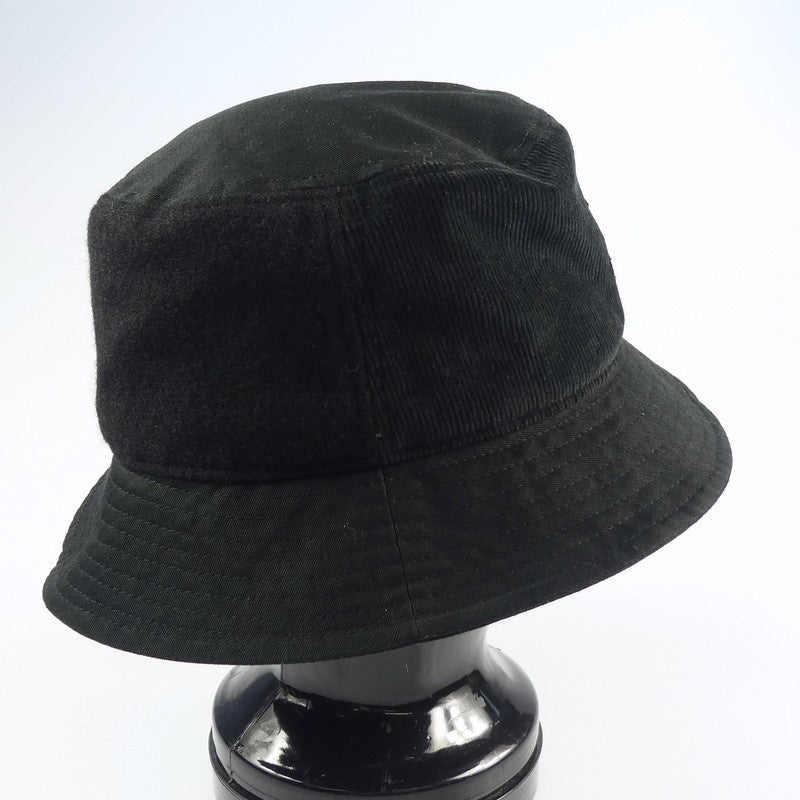 【中古】Paul Smith | ポール・スミス コーデュロイカラーブロッキング ハット 220304 960bv ブラック