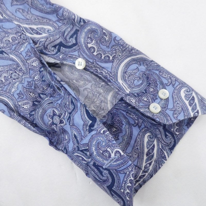 【中古】ETRO | エトロ ペイズリー柄 長袖シャツ 111-12914-4087 サイズ:M