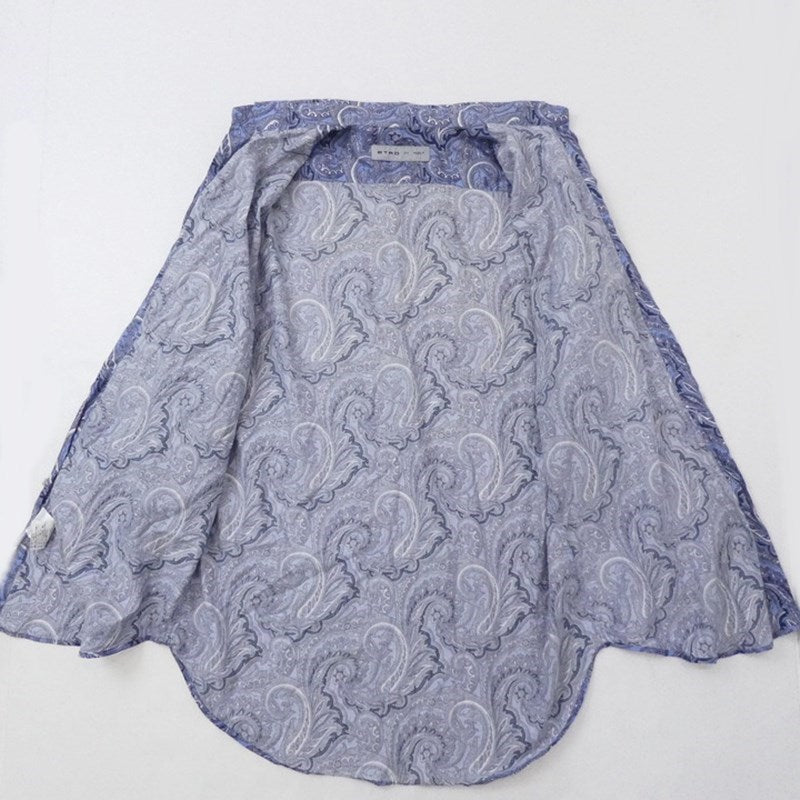 【中古】ETRO | エトロ ペイズリー柄 長袖シャツ 111-12914-4087 サイズ:M