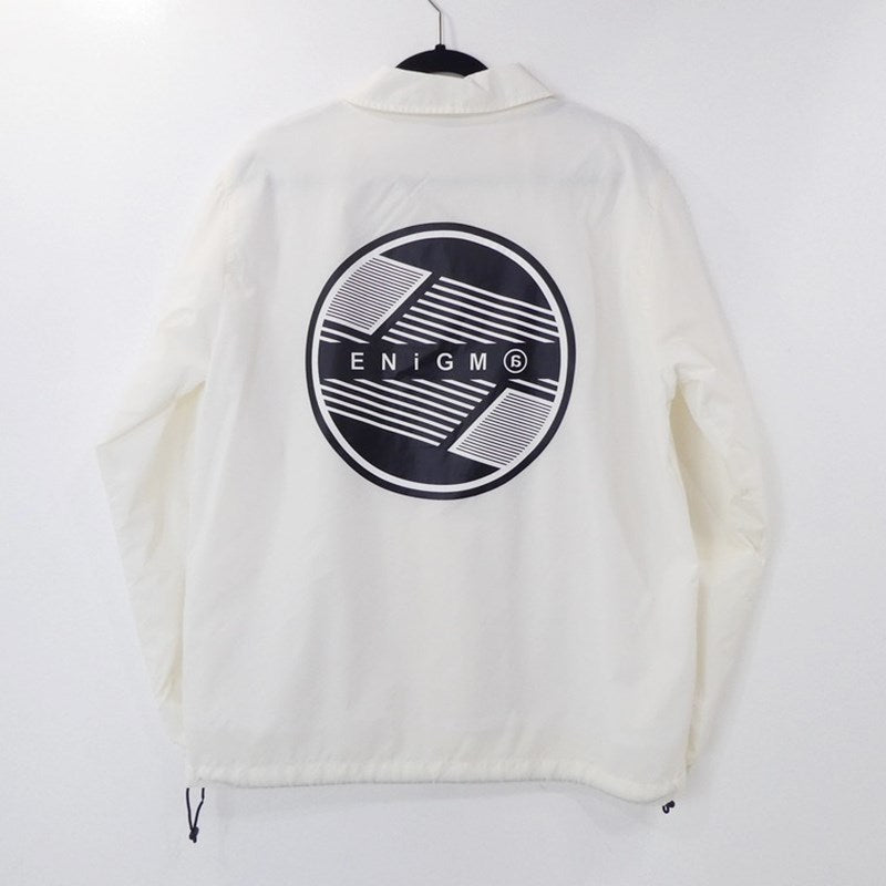 【中古】ENIGMA | エニグマ/イニグマ LOGO COACH JACKET その他アウター ホワイト サイズ:L