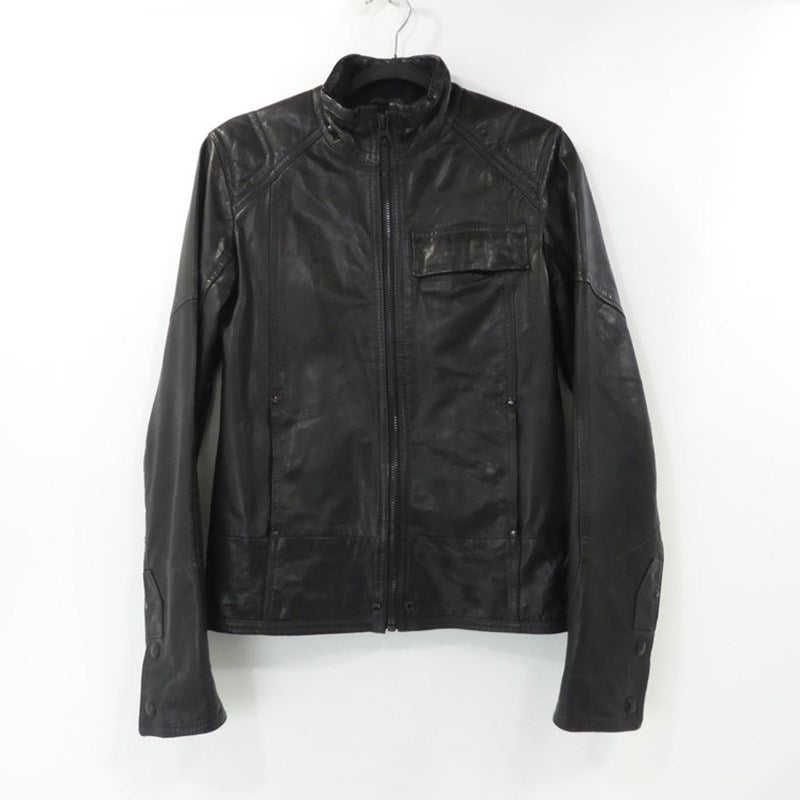 【中古】G-STAR | ジースター MFD LEATHER JKT レザー 82568 4557 ブラック サイズ:XS
