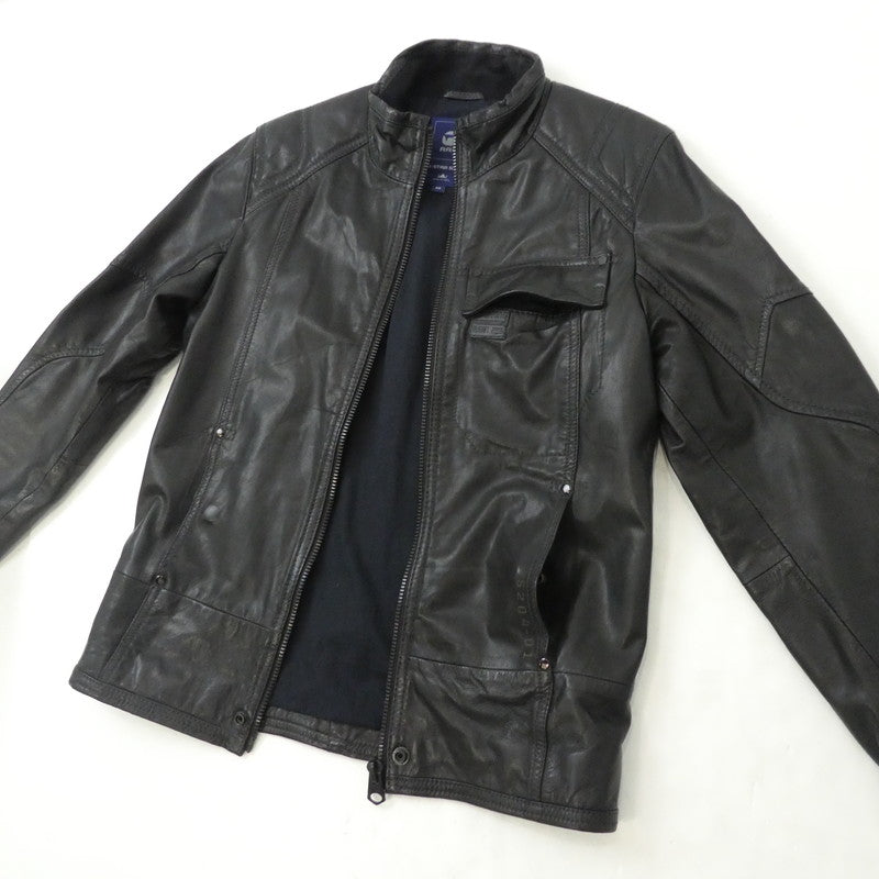 【中古】G-STAR | ジースター MFD LEATHER JKT レザー 82568 4557 ブラック サイズ:XS