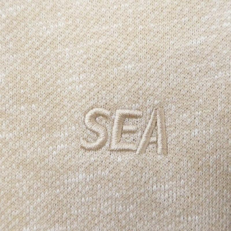 【中古】WIND AND SEA | ウィンダンシーウインダンシー パーカー WDS-CS-371 ベージュ サイズ:L