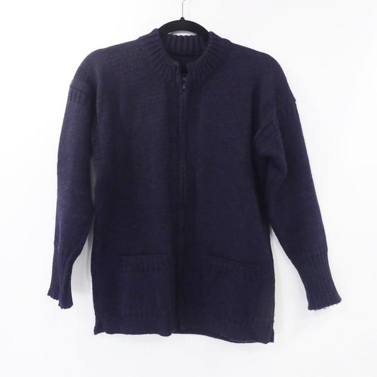 【中古】Le Tricoteur | ルトリコチュール カーディガン ネイビー