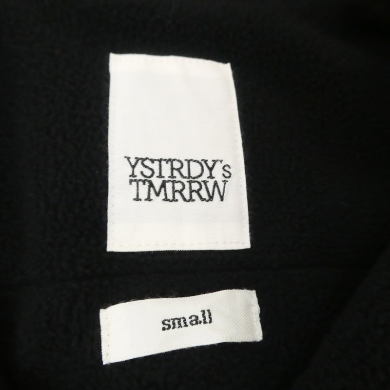 【中古】YSTRDY'S TMRRW | イエスタデイズトゥモロー TWILL&FLEECE LOITERING SHIRT 長袖シャツ YT-S0507 ブラック サイズ:S
