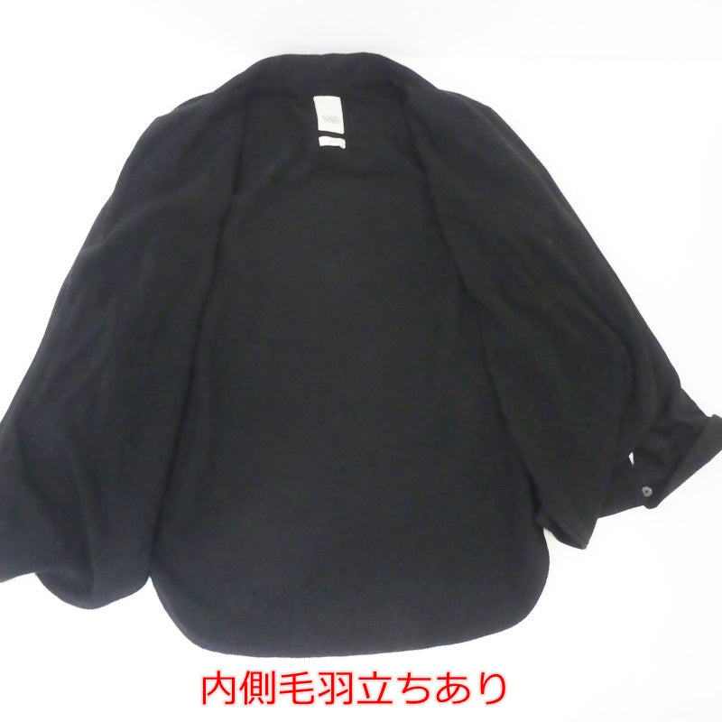 【中古】YSTRDY'S TMRRW | イエスタデイズトゥモロー TWILL&FLEECE LOITERING SHIRT 長袖シャツ YT-S0507 ブラック サイズ:S