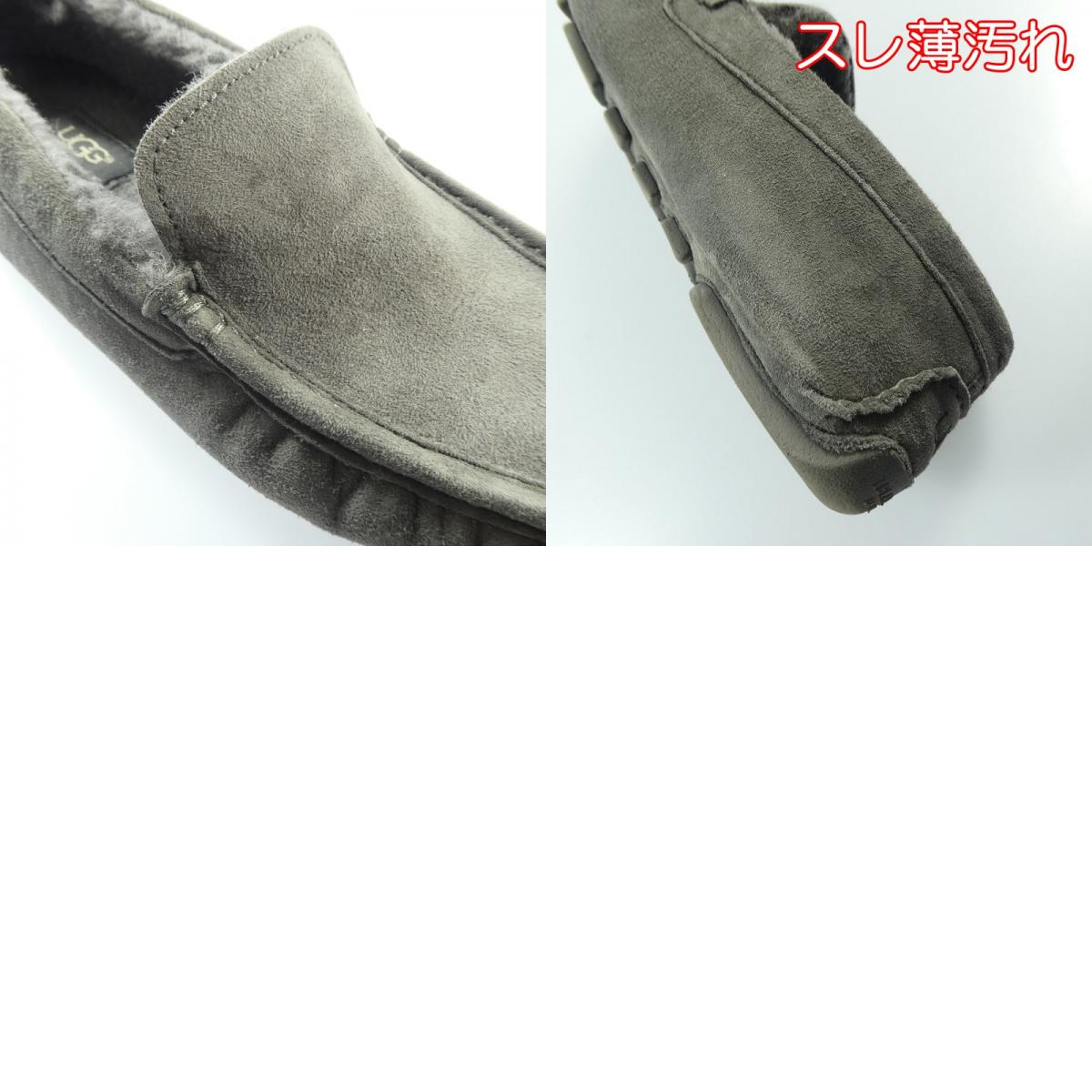 【中古】UGG | アグ HENRICK TWINFACE スリッポン 1092331 グレー 25.5cm