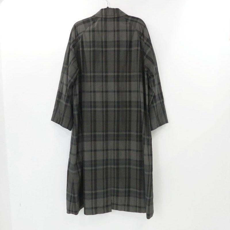 【中古】Paul Smith | ポール・スミス マドラスチェックオーバーコート ステンカラーコート 123109 051X サイズ:S