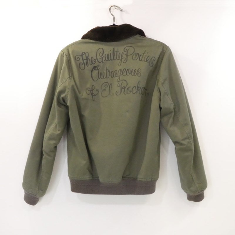 【中古】WACKOMARIA | ワコマリア B-10 JACKET ミリタリーコート カーキ サイズ:S