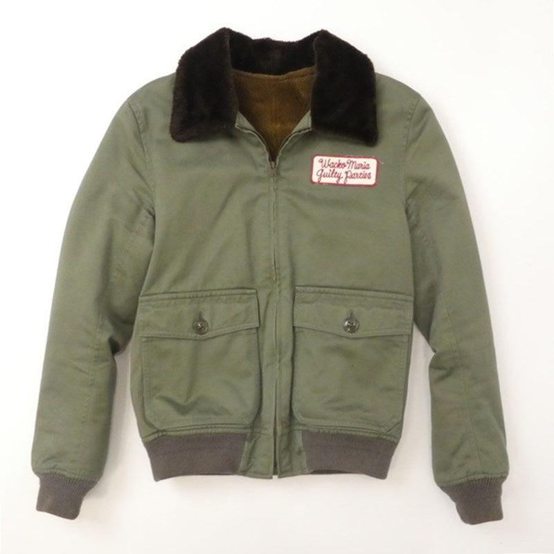 【中古】WACKOMARIA | ワコマリア B-10 JACKET ミリタリーコート カーキ サイズ:S