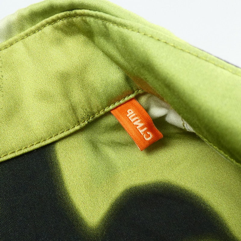 【中古】HERON PRESTON | ヘロンプレストン BOWLING SHIRT ‘GREEN’ 半袖シャツ HMGA027F21FAB001 サイズ:L