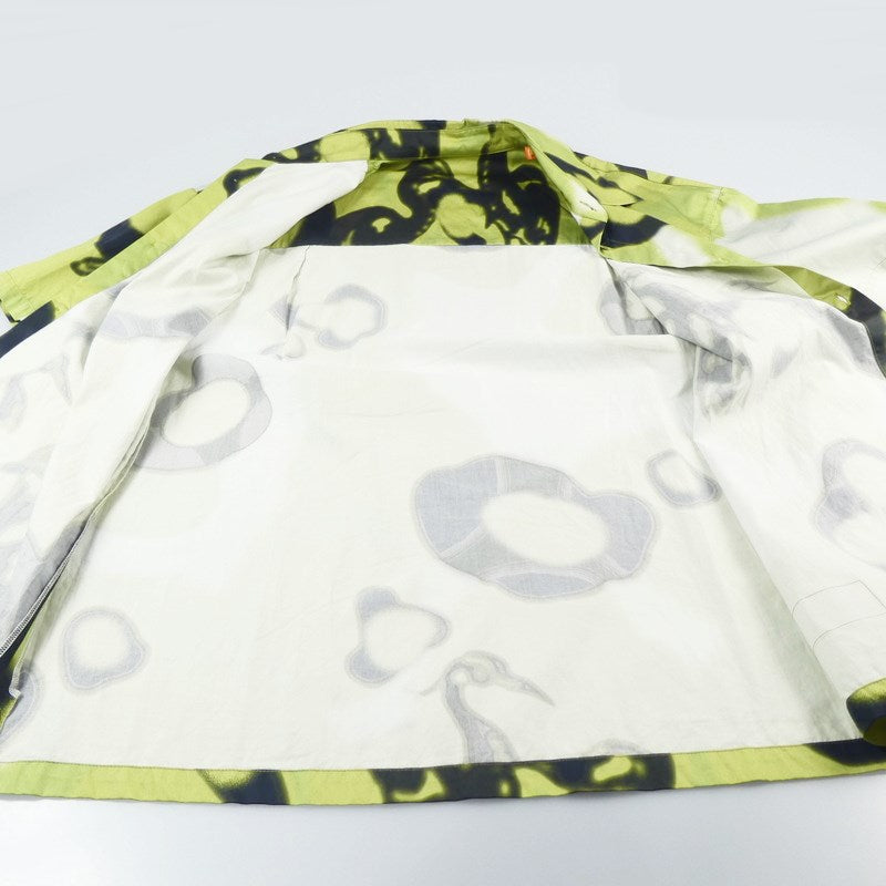 【中古】HERON PRESTON | ヘロンプレストン BOWLING SHIRT ‘GREEN’ 半袖シャツ HMGA027F21FAB001 サイズ:L