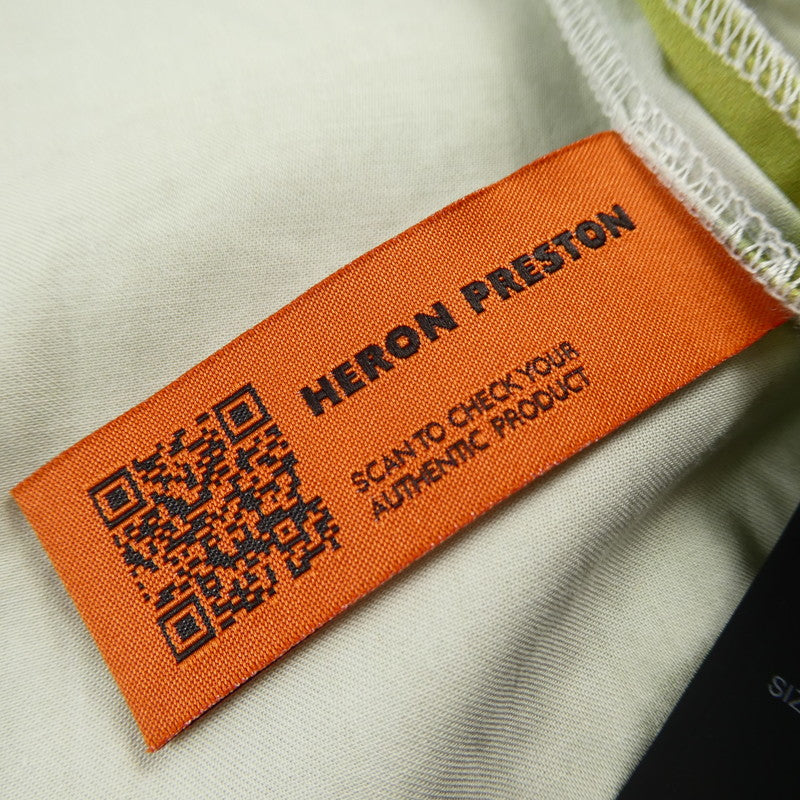 【中古】HERON PRESTON | ヘロンプレストン BOWLING SHIRT ‘GREEN’ 半袖シャツ HMGA027F21FAB001 サイズ:L