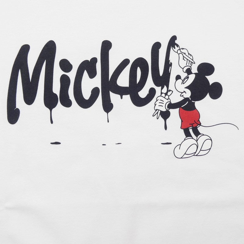 【中古】 MICKEY PAINTING S/S 半袖Tシャツ ホワイト サイズ:XS