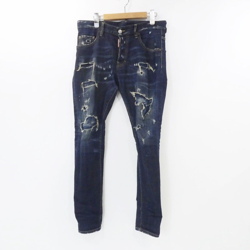 【中古】DSQUARED2 | ディースクエアード Skater Jean デニムパンツ S71LB0756 サイズ:46