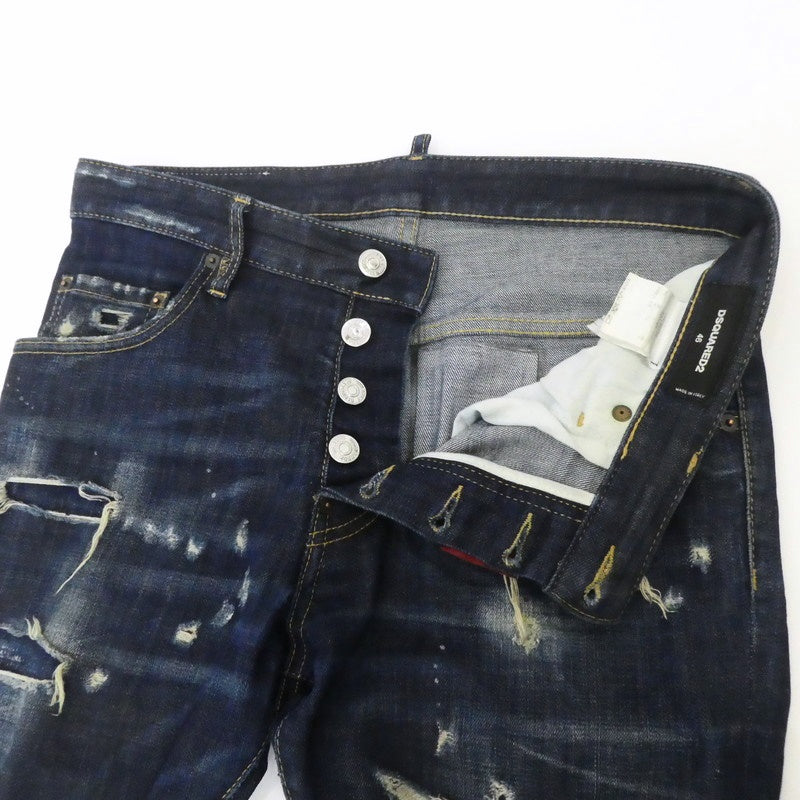 【中古】DSQUARED2 | ディースクエアード Skater Jean デニムパンツ S71LB0756 サイズ:46
