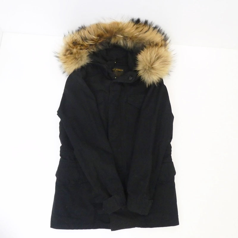 【中古】TMT | ティーエムティー MOLESKINE VARIABLE M-65 JACKET ミリタリージャケット TJK-F1713 ブラック サイズ:M