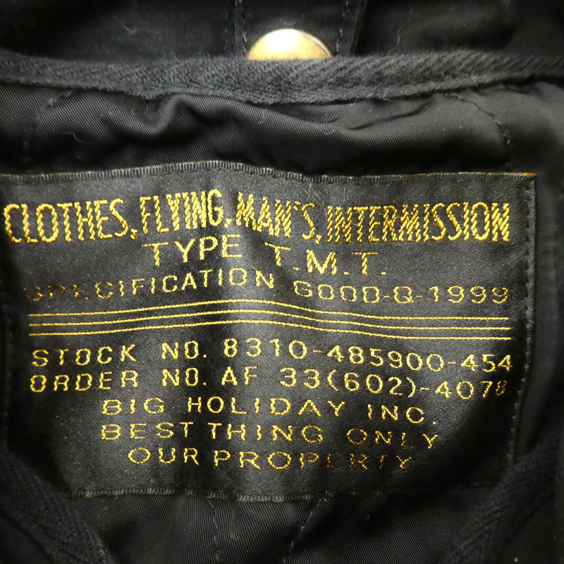 【中古】TMT | ティーエムティー MOLESKINE VARIABLE M-65 JACKET ミリタリージャケット TJK-F1713 ブラック サイズ:M