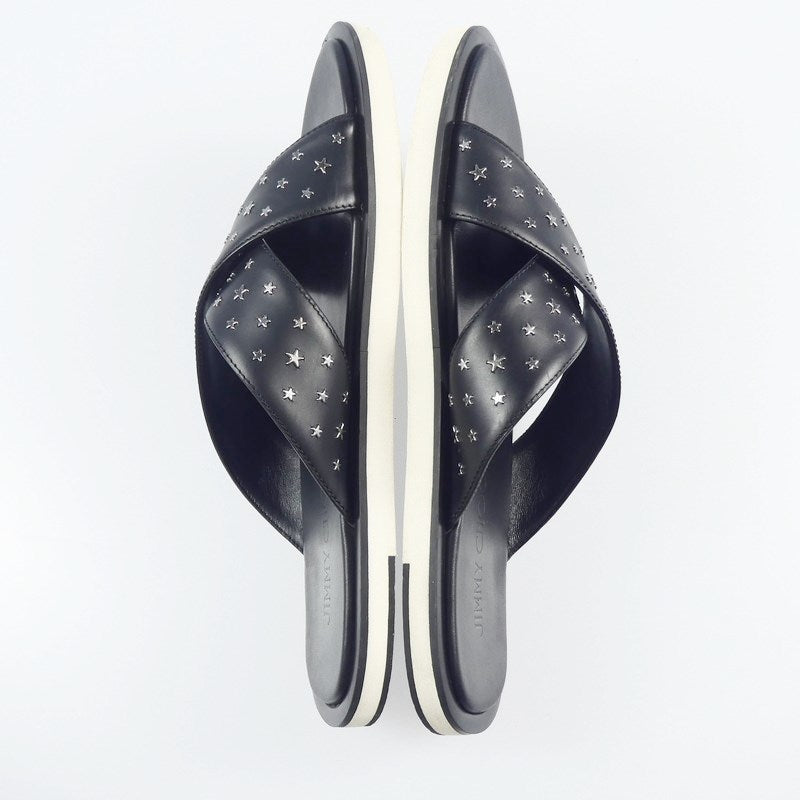 【中古】JIMMY CHOO | ジミーチュウ PALMO OXH 204 サンダル ブラック