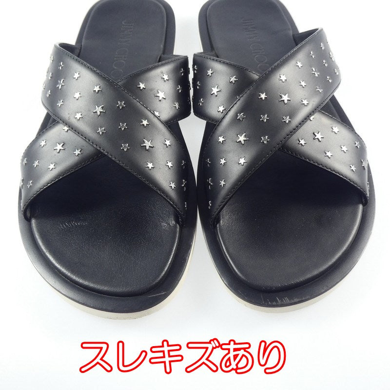 【中古】JIMMY CHOO | ジミーチュウ PALMO OXH 204 サンダル ブラック