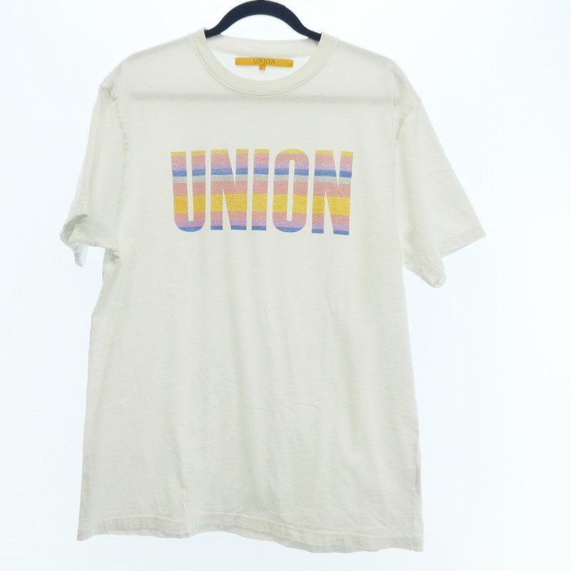 【中古】UNION | ユニオン BIG LOGO 半袖Tシャツ ホワイト サイズ:2