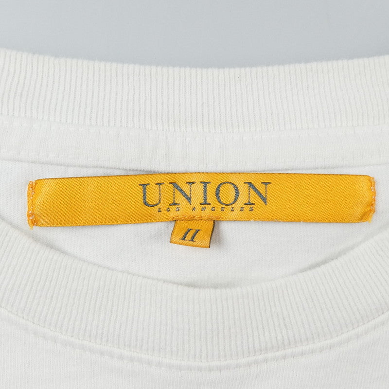 【中古】UNION | ユニオン BIG LOGO 半袖Tシャツ ホワイト サイズ:2