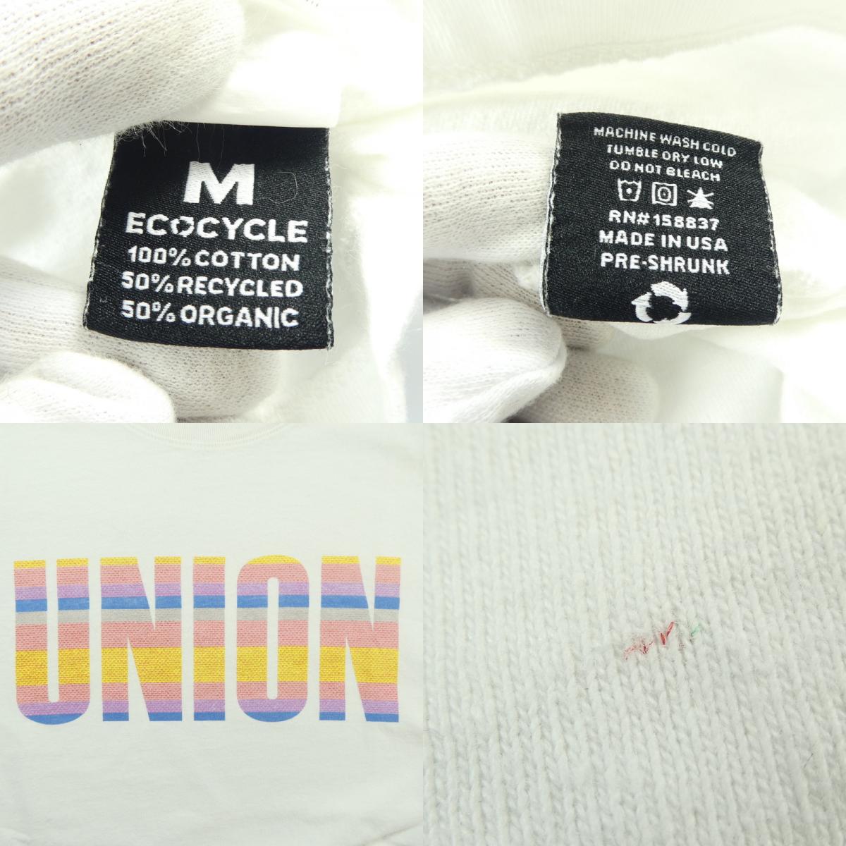 【中古】UNION | ユニオン BIG LOGO 半袖Tシャツ ホワイト サイズ:2