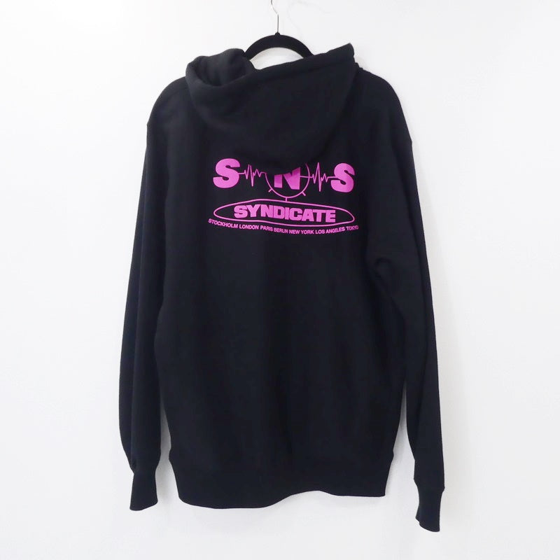 【中古】 Syndicate Hoodie パーカー ブラック サイズ:L