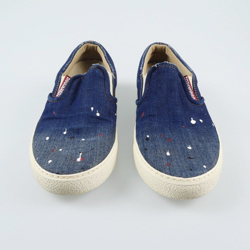 【中古】DSQUARED2 | ディースクエアード スリッポン インディゴ