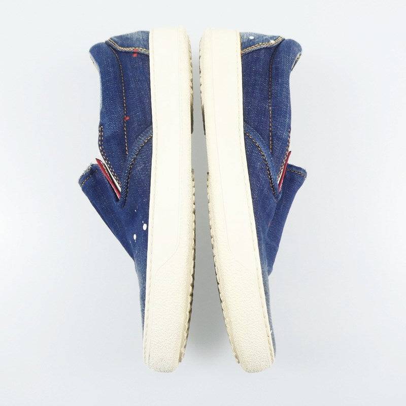 【中古】DSQUARED2 | ディースクエアード スリッポン インディゴ