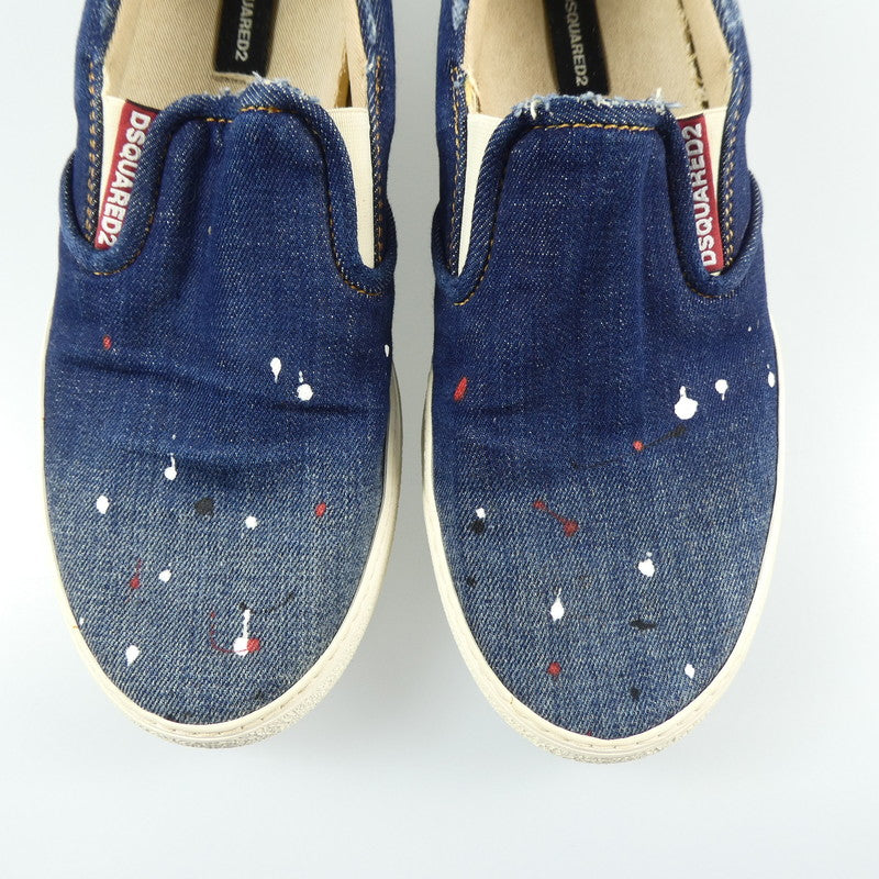 【中古】DSQUARED2 | ディースクエアード スリッポン インディゴ