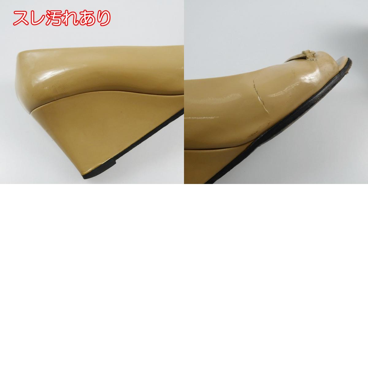 【中古】HERMES | エルメス パンプス ベージュ