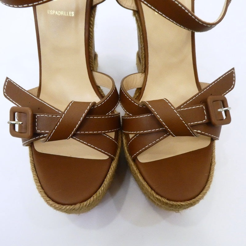 【中古】Christian Louboutin | クリスチャンルブタン Zero Problem 140 サンダル 1140934 ブラウン 28cm
